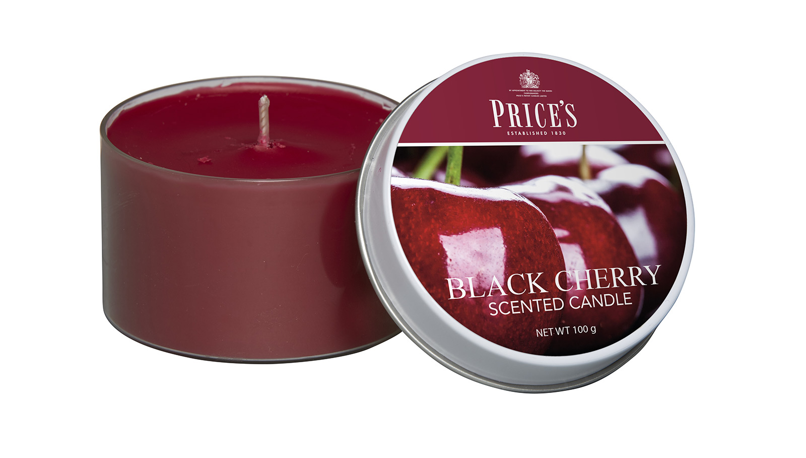 Prices Candle "Black Cherry" 100g     