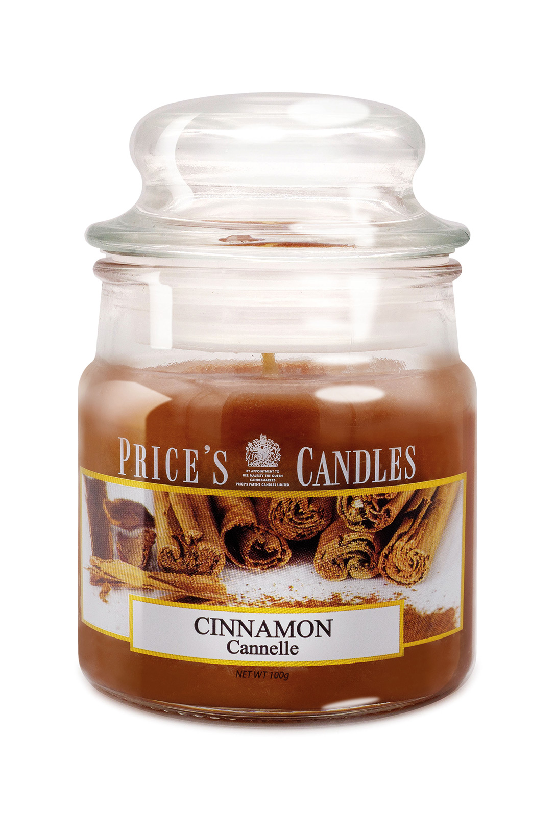 Prices Candle "Cinnamon" 100g  
