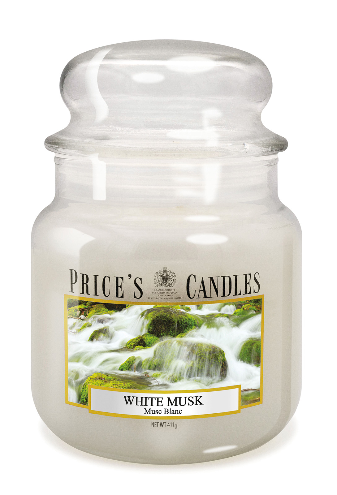 Prices Candle "White Musk" 411g 