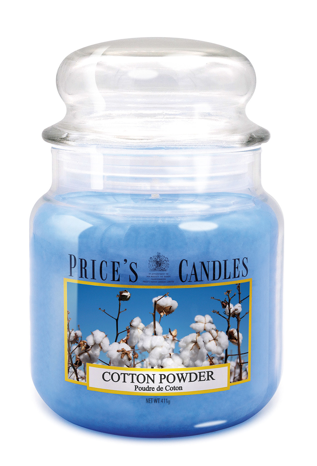 Prices Candle "Cotton Powder" 411g 