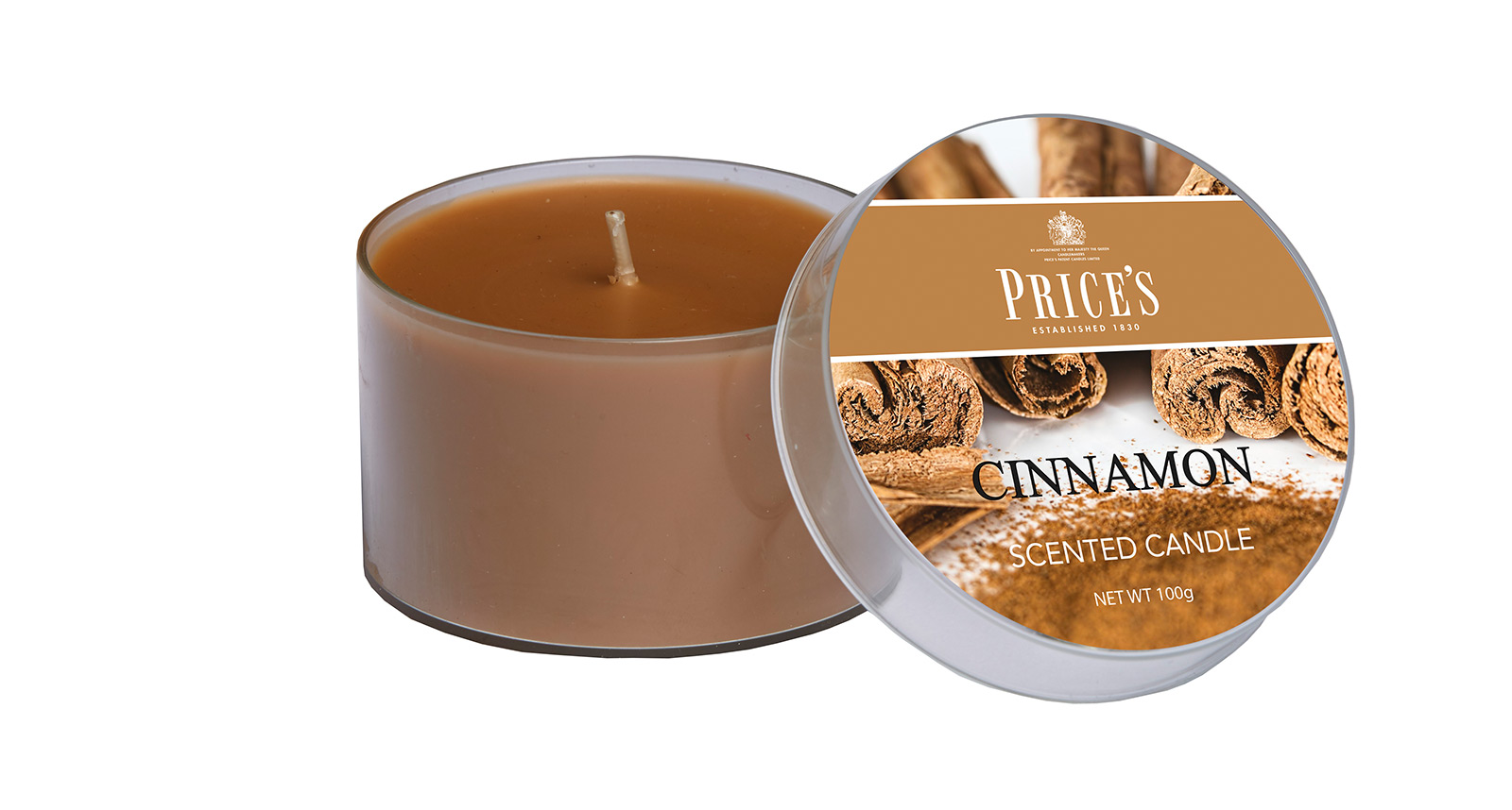 Prices Candle "Cinnamon" 100g     