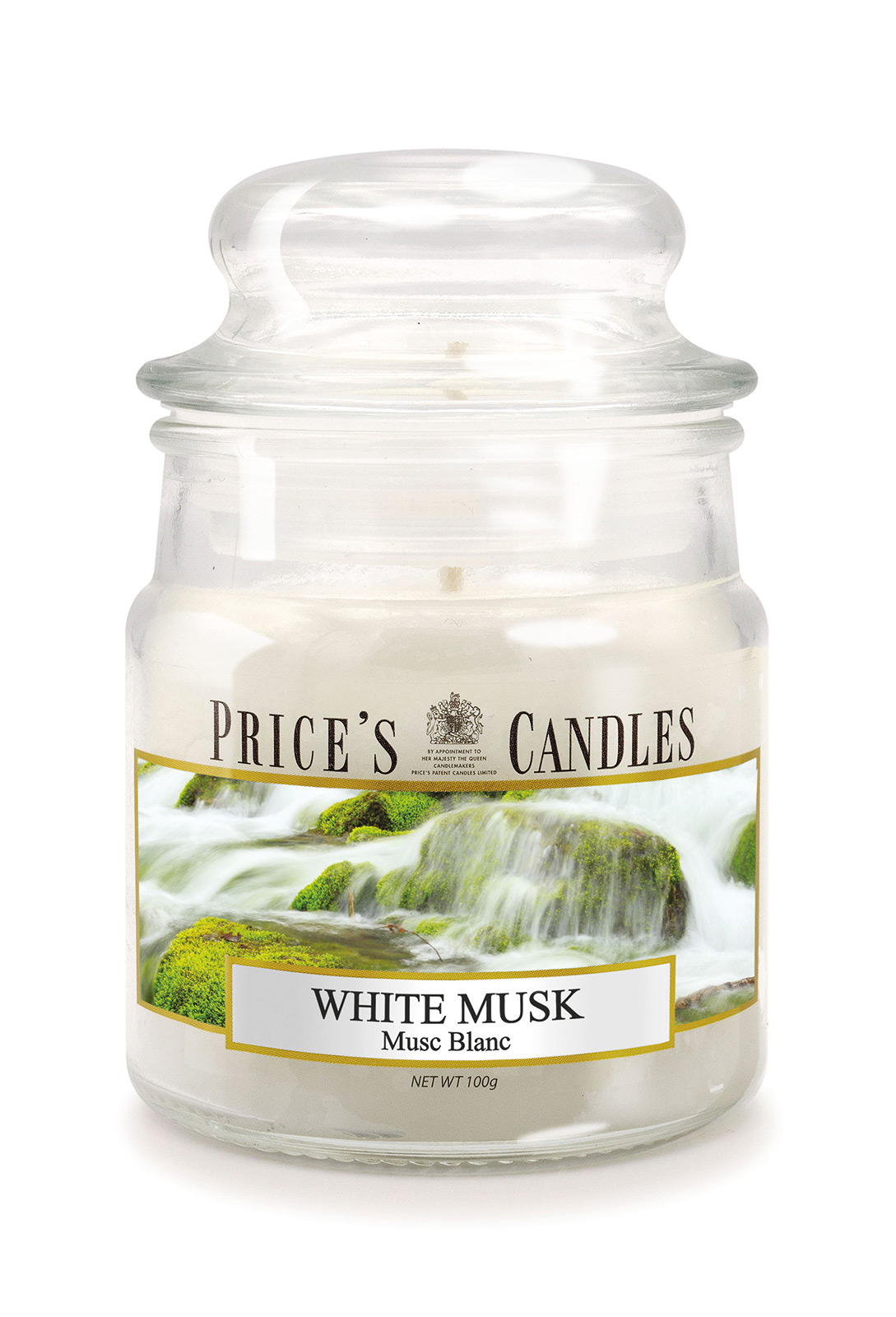 Prices Candle "White Musk" 100g 