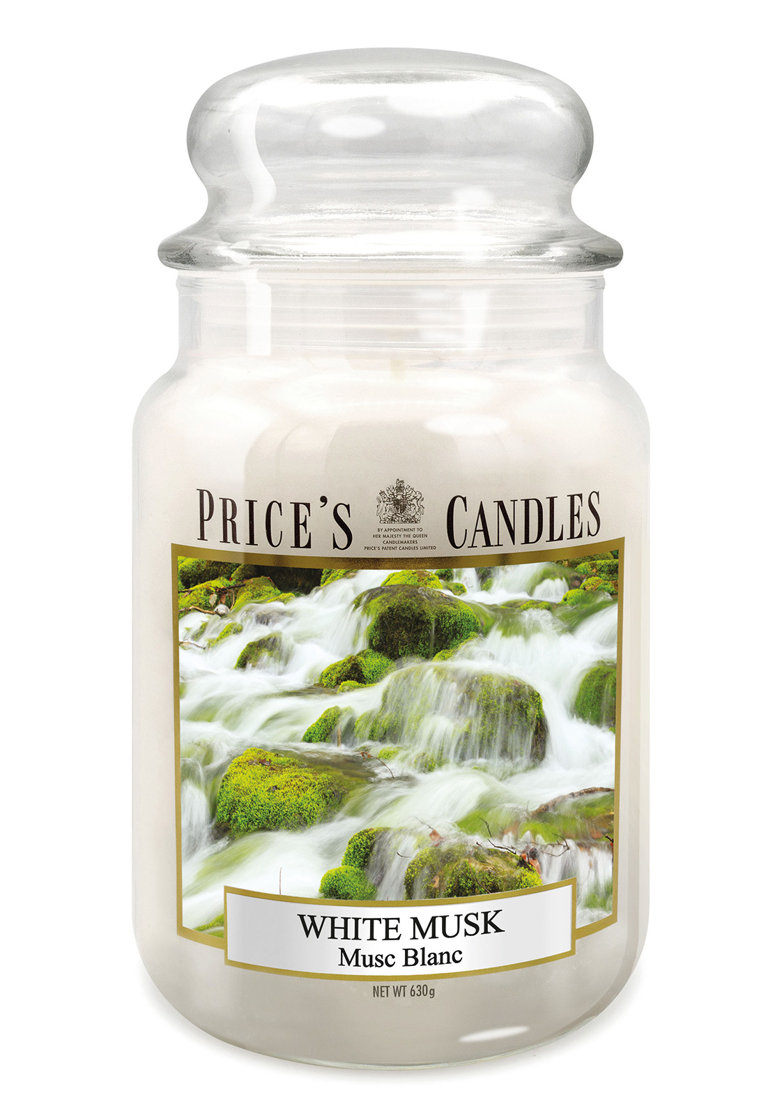 Prices Candle "White Musk" 630g  