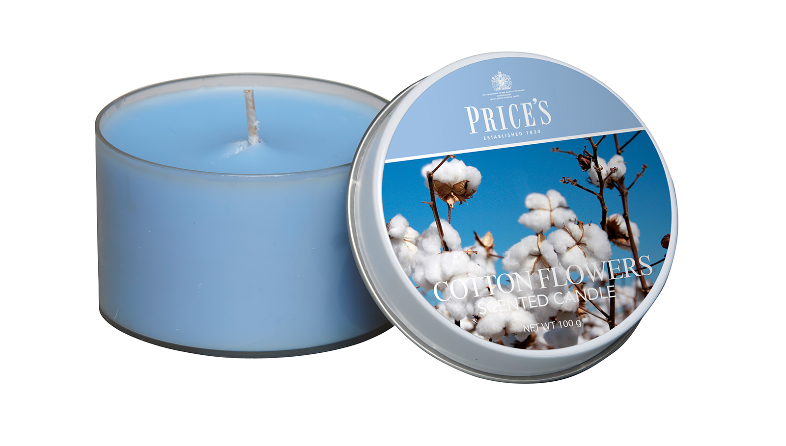 Prices Candle "Cotton Powder" 100g    