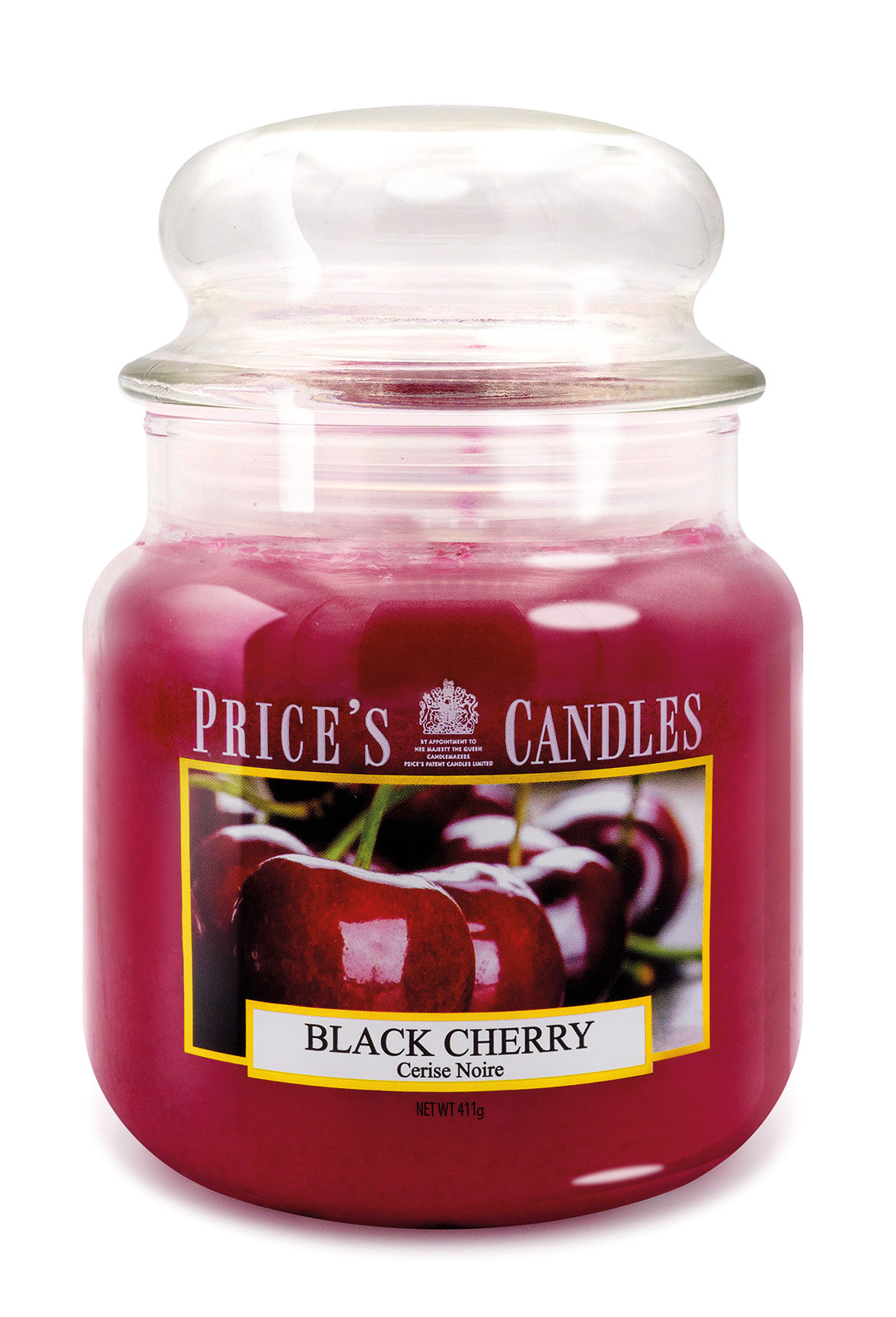 Prices Candle "Black Cherry" 411g 