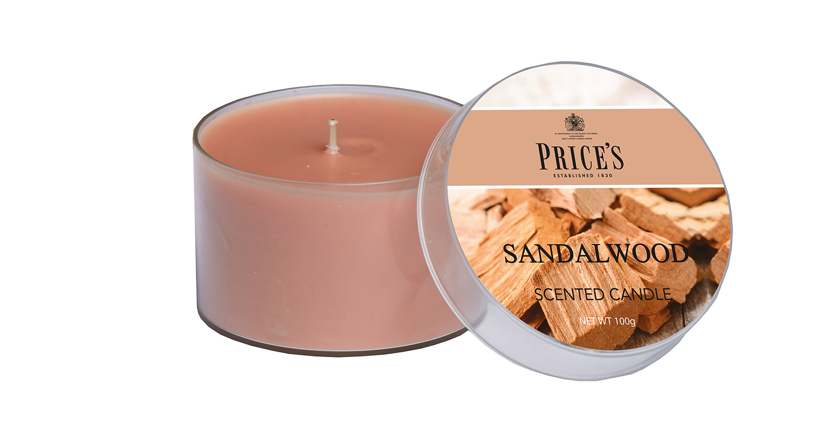 Prices Candle "Sandalwood" 100g    